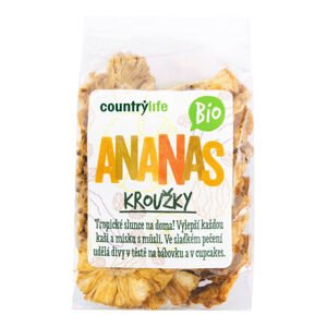 Ananas kroužky sušené 100 g BIO   COUNTRY LIFE