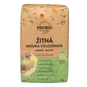 Mouka žitná celozrnná jemně mletá 1 kg BIO   PROBIO