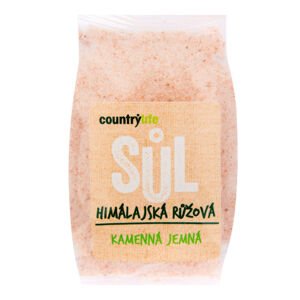 Sůl himálajská růžová jemná 500 g   COUNTRY LIFE