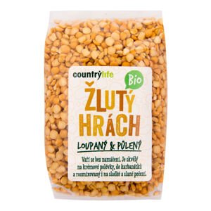 Hrách žlutý půlený 500 g BIO   COUNTRY LIFE