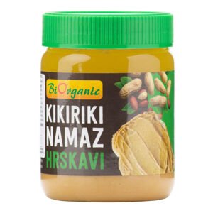 Krém arašídový s kousky 340 g BIO   BIORGANIC