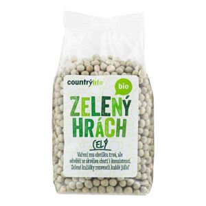Hrách zelený celý 500 g BIO   COUNTRY LIFE