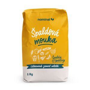 Mouka špaldová celozrnná jemně mletá 1 kg   NOMINAL