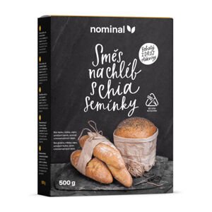 Směs na chléb s chia semínky bezlepková 500 g   NOMINAL