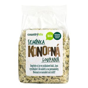 Konopná semínka loupaná 250 g BIO   COUNTRY LIFE