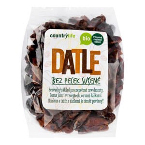Datle sušené bez pecek 500 g BIO   COUNTRY LIFE