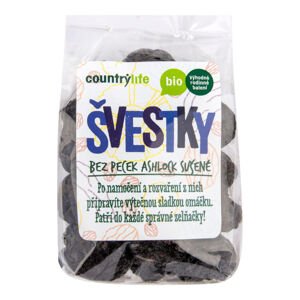 Švestky sušené bez pecek Ashlock 250 g BIO   COUNTRY LIFE