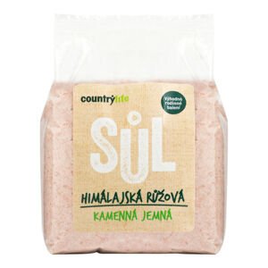 Sůl himálajská růžová jemná 1 kg   COUNTRY LIFE