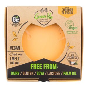 Blok s příchutí cheddaru 250 g   GREENVIE