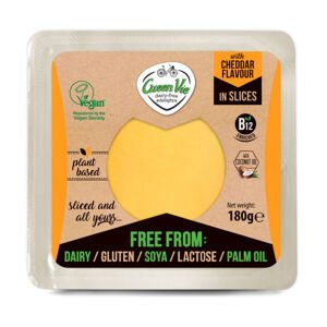 Plátky s příchutí cheddaru 180 g   GREENVIE