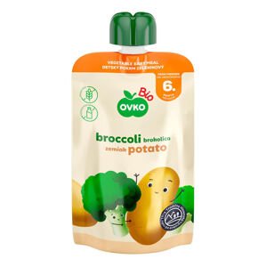 Příkrm brokolice, brambory - kapsička 90 g BIO   OVKO