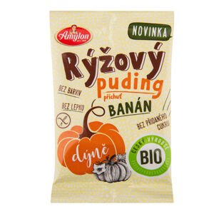 Pudink rýžový s dýní a příchutí banánu bezlepkový 40 g BIO   AMYLON