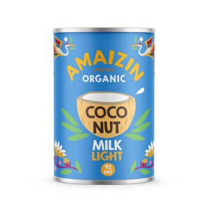 Krém kokosový light 9 % tuku 400 ml BIO   AMAIZIN