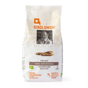 Těstoviny penne celozrnné semolinové 500 g BIO    GIROLOMONI