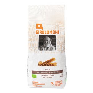 Těstoviny fusilli celozrnné semolinové 500 g BIO    GIROLOMONI