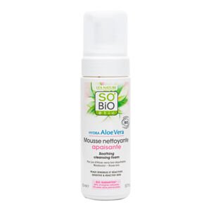 Pěna čisticí zklidňující  Aloe Vera 150 ml BIO   SO’BiO étic