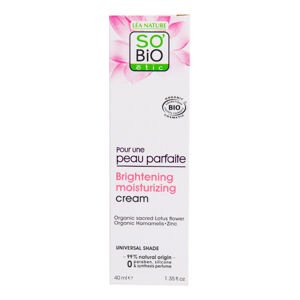Krém hydratační rozjasňující pro dokonalou pleť BONNE MINE 40 ml BIO   SO’BiO étic