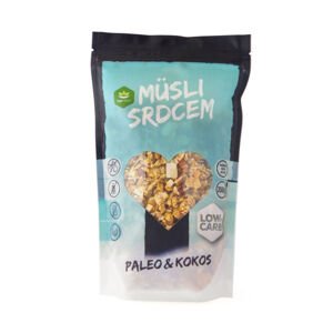 Müsli srdcem paleo & kokos LOW CARB  350 g   TOPNATUR
