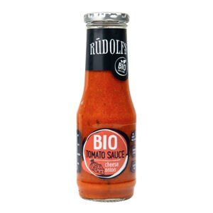 VÝPRODEJ!!!Omáčka rajčatová se sýrem a cibulí 300 g BIO   RUDOLFS