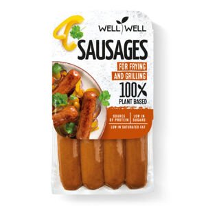 Slezská klobása z rostlinných bílkovin 250 g   WELL WELL