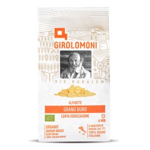 Těstoviny abeceda polévkové semolinové  500 g BIO   GIROLOMONI