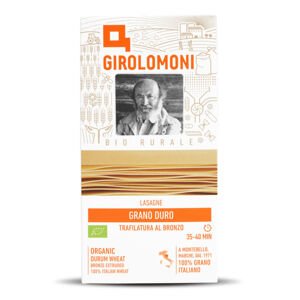 Těstoviny lasagne semolinové  500 g BIO   GIROLOMONI
