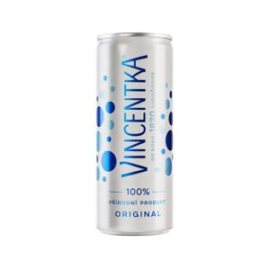 Vincentka minerální voda plech 250 ml   VINCENTKA
