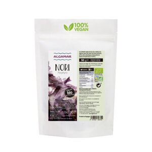 Mořské řasy Nori vločky 50 g BIO   ALGAMAR