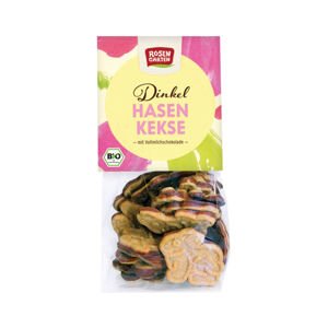 Sušenky špaldové s mléčnou čokoládou 150 g BIO   ROSENGARTEN