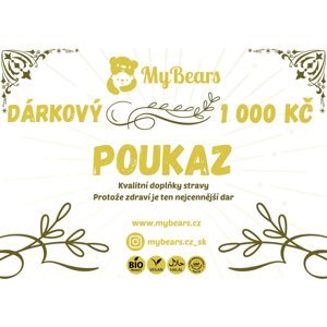 MyBears Dárkový elektronický poukaz 1 000 Kč