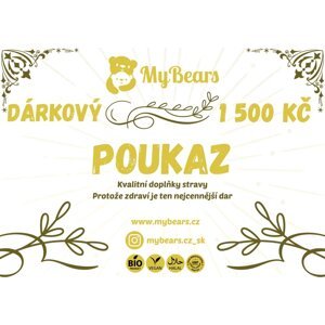 MyBears Dárkový elektronický poukaz 1 500 Kč