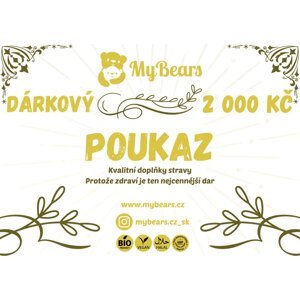 MyBears Dárkový elektronický poukaz 2 000 Kč